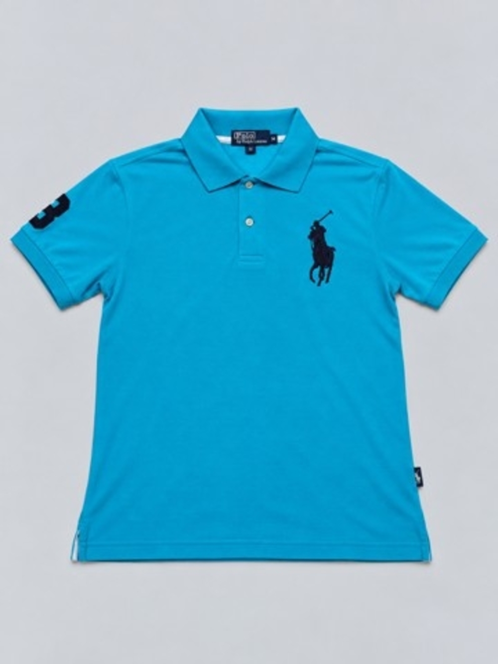 Ralph Lauren Mens Turquoise Polo with Big Pony